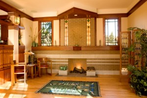 Prairie Style Fireplace, Frank Lloyd Wright, West Studio, Stephen Jaskowiak