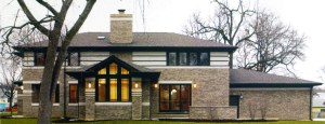 Farnk Lloyd Wright Inspired, Prairie Style House