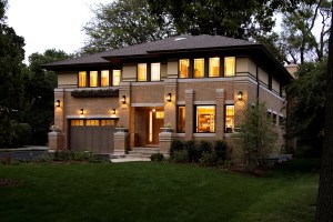 New Prairie Style House, West Studio, Frank Lloyd Wright Inspired