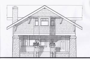 New Craftsman Bungalow, New Arts & Crafts Style Bungalow, Bungalow Architect