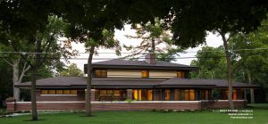 Frank Lloyd Wright Inspired, Modern Prairie Style, West Studio,