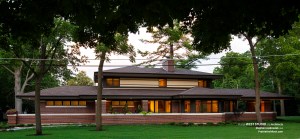Frank Lloyd Wright Inspired, Modern Prairie Style, West Studio,