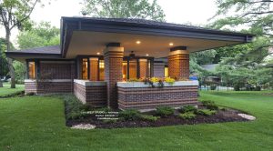 Frank Lloyd Wright Inspired, Prairie Style Home, Stephen Jaskowiak