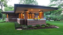 Frank Lloyd Wright Inspired, Prairie Style Home, Stephen Jaskowiak
