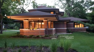 Modern Prairie Style, Frank Lloyd Wright Inspired, West Studio, Stephen Jaskowiak, Prairie-style House