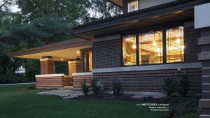 Frank Lloyd Wright Inspired, Modern Prairie House, Stephen Jaskowiak