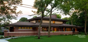 Modern Prairie Style Home, Frank Lloyd Wright Inspired, West Studio Architects & Construction Services