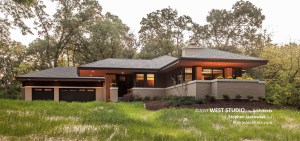 Modern Prairie Home, Frank Lloyd Wright inspired, West Studio Architects, Stephen Jaskowiak