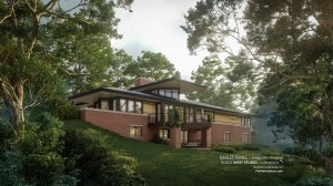 Modern Prairie Style Home, Frank Lloyd Wright Inspired, West Studio Architects, Stephen Jaskowiak