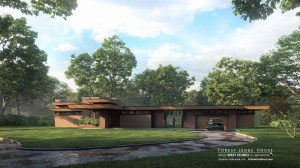 Modern Mid Century Usonian, Frank Lloyd Wright Inspired, West Studio Architects, Stephen Jaskowiak