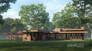 Mid Century Usonian, Frank Lloyd wright Inspired