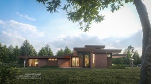 Mid-Century Modern House, Usonian, Frank Lloyd Wright Inspired, West Studio Architects, Stephen Jaskowiak