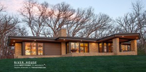 Mid-Cenutury Modern, Usonain House, Prairie-style, Frank Lloyd Wright Inspired, West Studio Architects, Stephen Jaskowiak