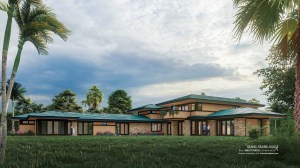 Frank Lloyd Wright Inspired, Modern Prairie-style House, West Studio Architects, Stephen Jaskowiak