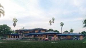Modern Prairie Style House, Frank Lloyd Wright Inspired, WEST STUDIO Architects, Stephen Jaskowiak, PR