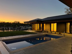 Net Zero House, Frank Lloyd Wright Inspired Design, Organic Architecture, Mid-century Modern, Interior, West Studio Architects, Stephen Jaskowiak, Architect